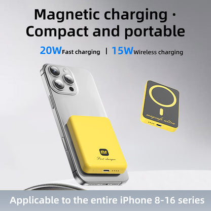 Verbo Magnetic Power Bank Wireless Fast Charging Portable External Battery