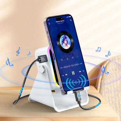 Wireless Induction Blutooth Speaker Stand