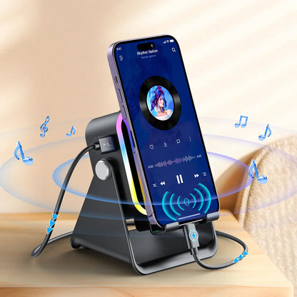 Wireless Induction Blutooth Speaker Stand