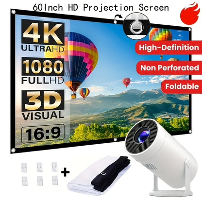 Portable Projector Screen, 4K HD