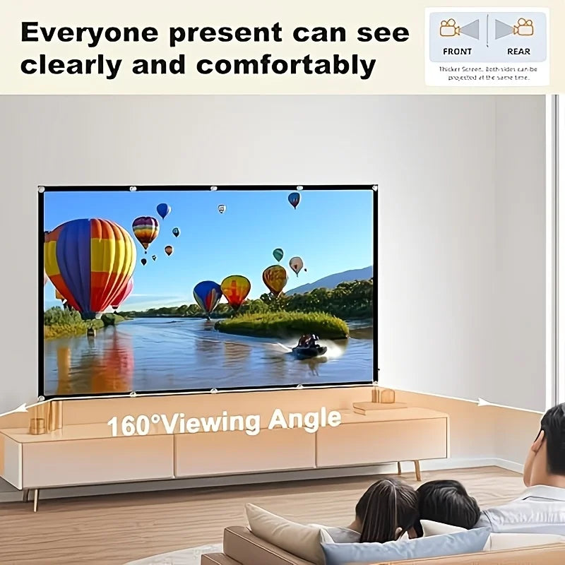 Portable Projector Screen, 4K HD