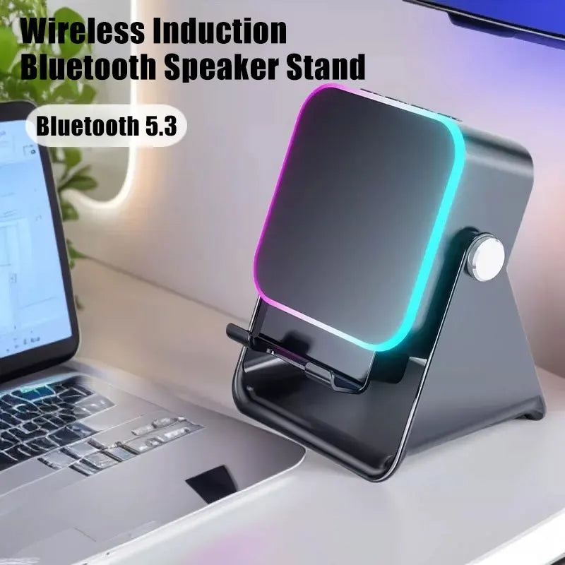 Wireless Induction Blutooth Speaker Stand