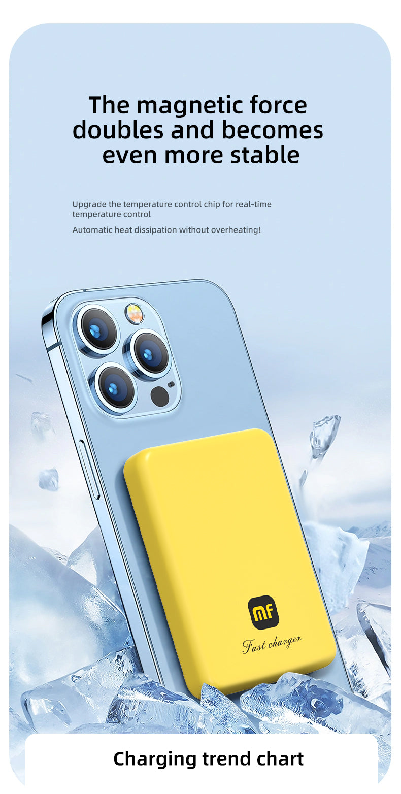 Verbo Magnetic Power Bank Wireless Fast Charging Portable External Battery
